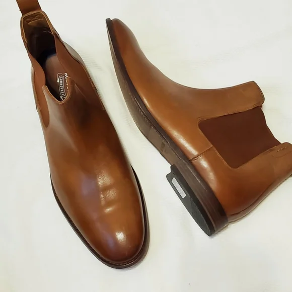 Bostonian Nantasket High Chelsea Leather Boots Size 12 NEW 